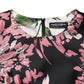 Dolce & Gabbana Multicolor Floral Brocade A-line Mini Dress