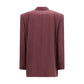 Saint Laurent Purple Silk Blazer
