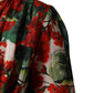 Dolce & Gabbana Multicolor Floral Long Sleeves V-neck Dress