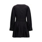 Ganni Black Cotton Casual Dress