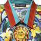 Dolce & Gabbana Multicolor Majolica Print Cotton Blouse Top