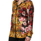 Dolce & Gabbana Multicolor Floral Long Sleeves Button Down Shirt Top
