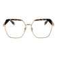 Furla Rose Gold Stainless Steel Glasses (Frames)
