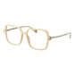 Furla Beige Cellulose Acetate Glasses (Frames)