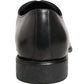 Dolce & Gabbana Black Calfskin Leather Derby Men Dress Shoes