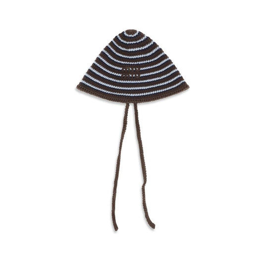Miu Miu Brown Cotton Sunhat