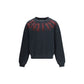 Palm Angels Black Cotton Sweatshirt