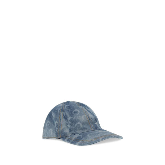 Marine Serre Blue Cotton Cap (Baseball Hat)
