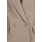 Max Mara Beige Silk Blazer
