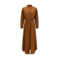 Max Mara Brown Cotton Casual Dress