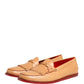 Dolce & Gabbana Beige Tassel Leather Men Slip On Loafers Shoes