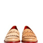Dolce & Gabbana Beige Tassel Leather Men Slip On Loafers Shoes