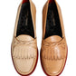 Dolce & Gabbana Beige Tassel Leather Men Slip On Loafers Shoes