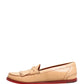 Dolce & Gabbana Beige Tassel Leather Men Slip On Loafers Shoes