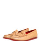 Dolce & Gabbana Beige Tassel Leather Men Slip On Loafers Shoes