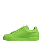 Dolce & Gabbana Green Leather Portofino Low Top Sneakers Shoes