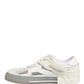 Dolce & Gabbana White Low Top Custom 2.Zero Sneakers Shoes