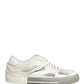 Dolce & Gabbana White Low Top Custom 2.Zero Sneakers Shoes
