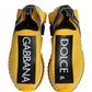 Dolce & Gabbana Yellow Sorrento SlipOn Low Top Sneakers Shoes
