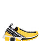 Dolce & Gabbana Yellow Sorrento SlipOn Low Top Sneakers Shoes