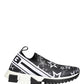 Dolce & Gabbana Black Stars Logo SORRENTO Sneakers Shoes