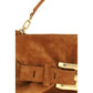Balmain Brown Calf Leather Bos Taurus Handbag