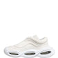 Dolce & Gabbana White Slip On Wave Low Top Sneakers Shoes