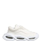 Dolce & Gabbana White Slip On Wave Low Top Sneakers Shoes