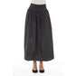 Alpha Studio Brown Polyester Women Skirt
