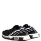 Dolce & Gabbana Black Sorrento Slip On Low Top Sneakers Shoes