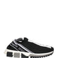 Dolce & Gabbana Black Sorrento Slip On Low Top Sneakers Shoes