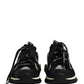 Dolce & Gabbana Black Mesh Sorrento Trekking Sneakers Shoes