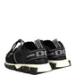 Dolce & Gabbana Black Mesh Sorrento Trekking Sneakers Shoes