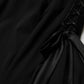 Dolce & Gabbana Black One Shoulder Neckline Long Gown Dress
