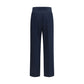 Valentino Garavani Blue Cotton Casual Pants