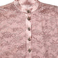 Dolce & Gabbana Pink Corded Floral Lace Kaftan Midi Dress