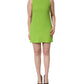 Dolce & Gabbana Green Viscose Sleeveless A-line Mini Dress