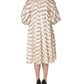Dolce & Gabbana Ivory Fringe Layered Shift Midi Dress
