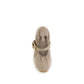 Balmain Beige Lamb Ovis Aries Aries Ballet Flats
