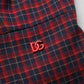 Dolce & Gabbana Red Black Checkered ShortSleeve Sheath Dress