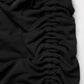 Dolce & Gabbana Black Jersey Calf Length Cut-Out Ruched Dress