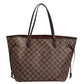 Louis Vuitton Neverfull MM Damier Ebene Tote