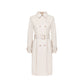 Herno White Cotton Coat
