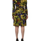 Dolce & Gabbana Multicolor Grape Print LongSleeve Midi Dress