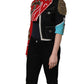 Dolce & Gabbana Multicolor Asymmetrical Ornate Jewel Cropped Jacket