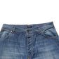 PINKO Blue Washed High Waist Wide Leg Denim Cotton Stretch Jeans