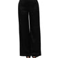 Alberta Ferretti Black HighWaist WideLeg Women Trouser Pants