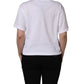 Dolce & Gabbana White I Love Supermodel Cotton Crew Neck T-shirt