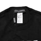 Dolce & Gabbana Black Graphic Print Long-Sleeved Top