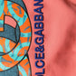 Dolce & Gabbana Pink Graphic Crew Neck Cropped Sweatshirt Sweater